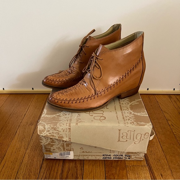 Latigo Astro Cognac Boots - Picture 3 of 5